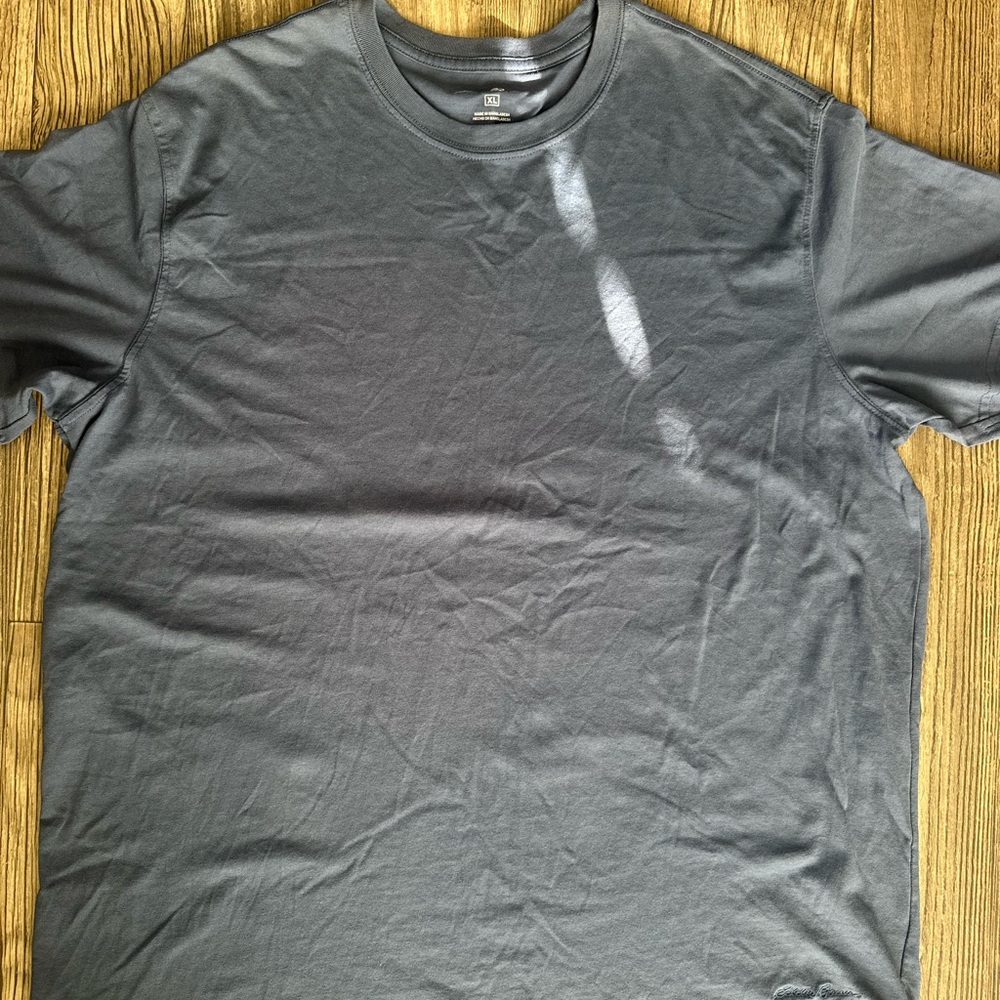 Eddie Bauer Short Sleeve Crew Neck T-Shirt - Charcoal Gray